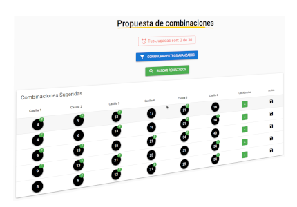 Combinaciones al azae